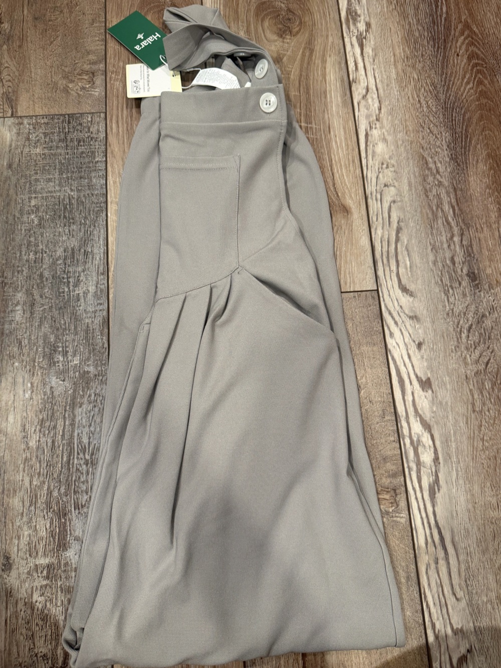 NEW! Halara Pockets Waffle Casual Jogger Overalls in Mink Ash Size S - Picture 8 of 14